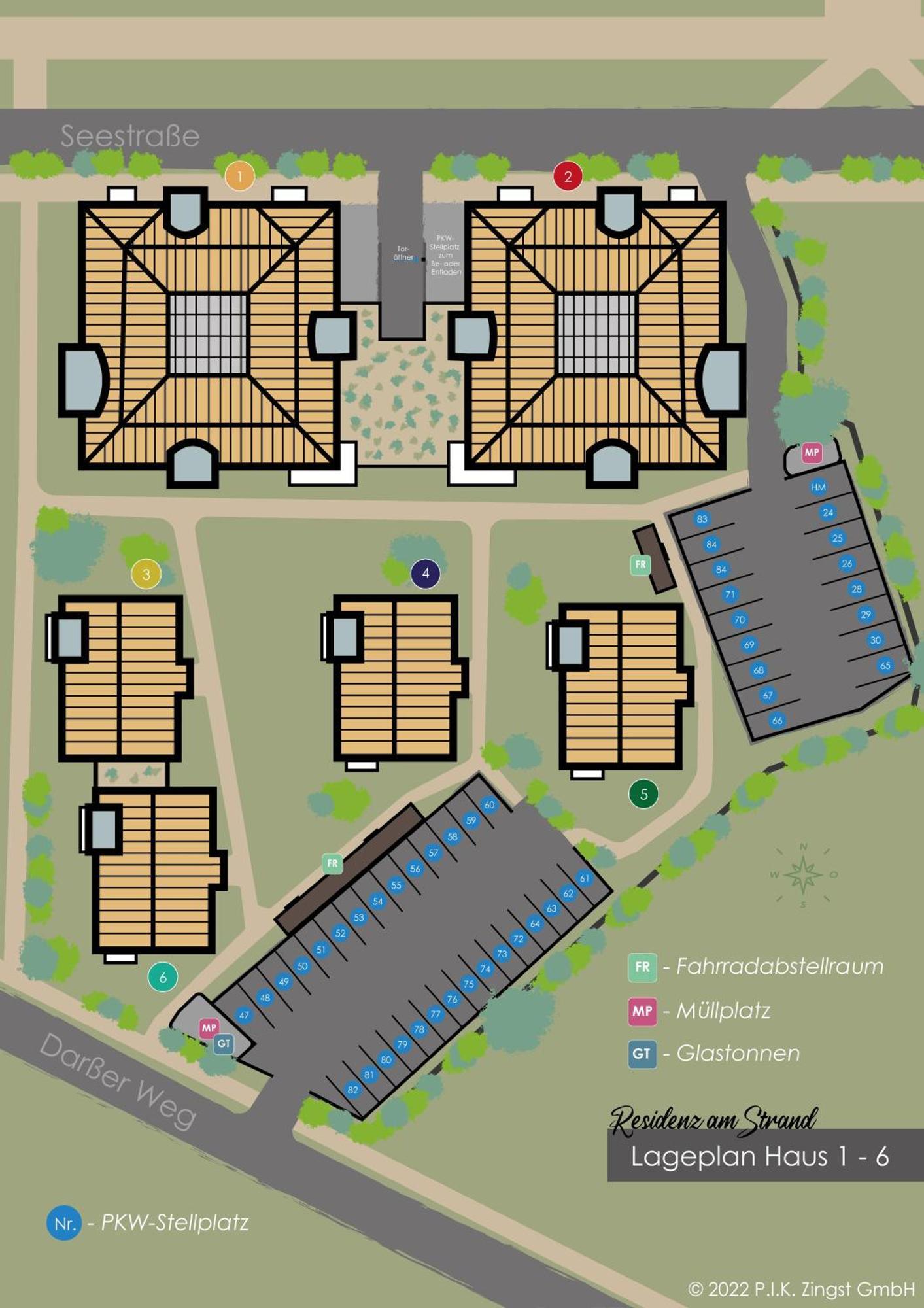 Residenz Am Strand Wohnung 3-54 Zingst Exterior foto